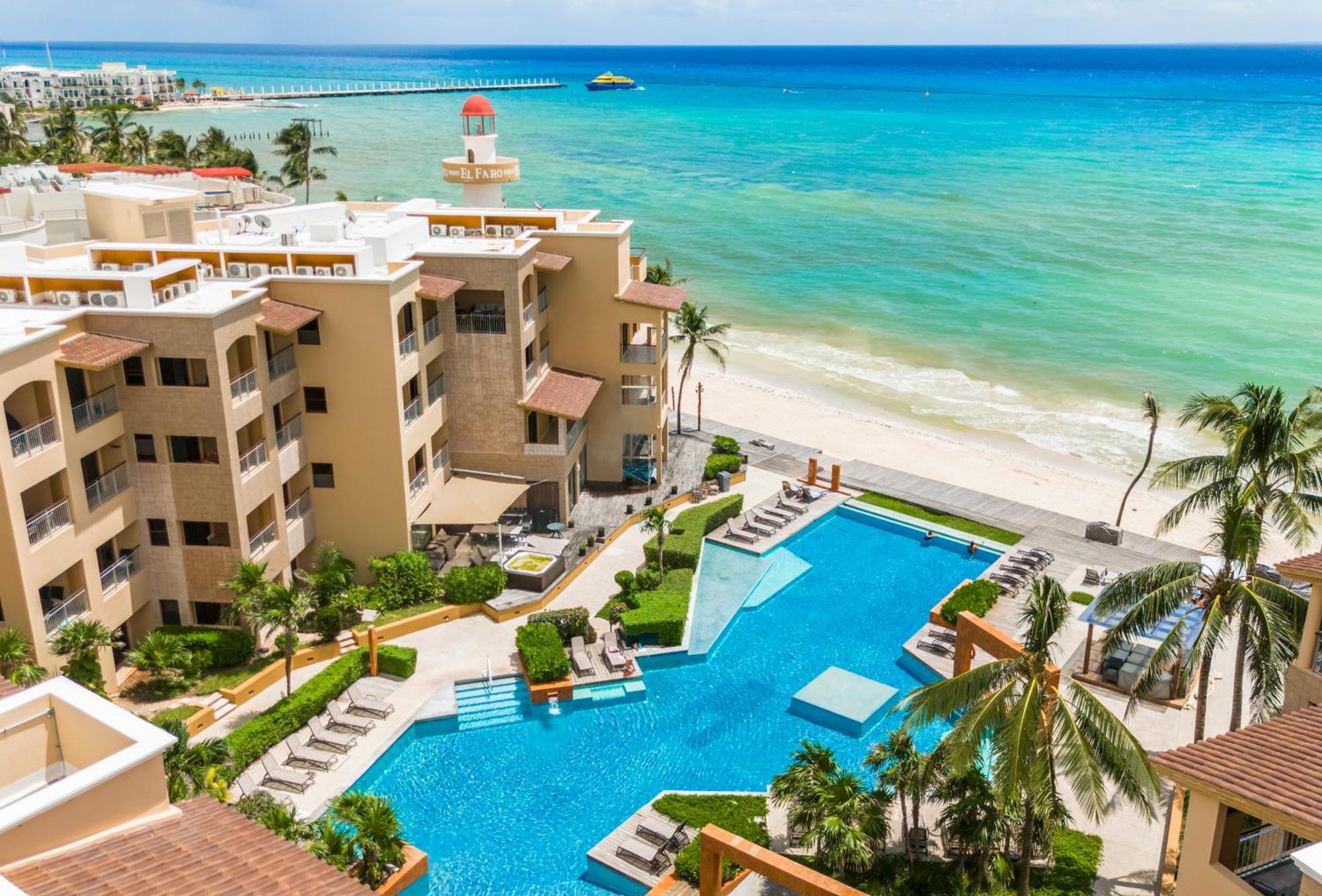 Beachfront 1 Bedroom Condo - El Faro, Surf 407 Плайя-дель-Кармен Екстер'єр фото